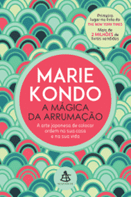 Capa do livro A Mágica da Arrumação de Marie Kondo