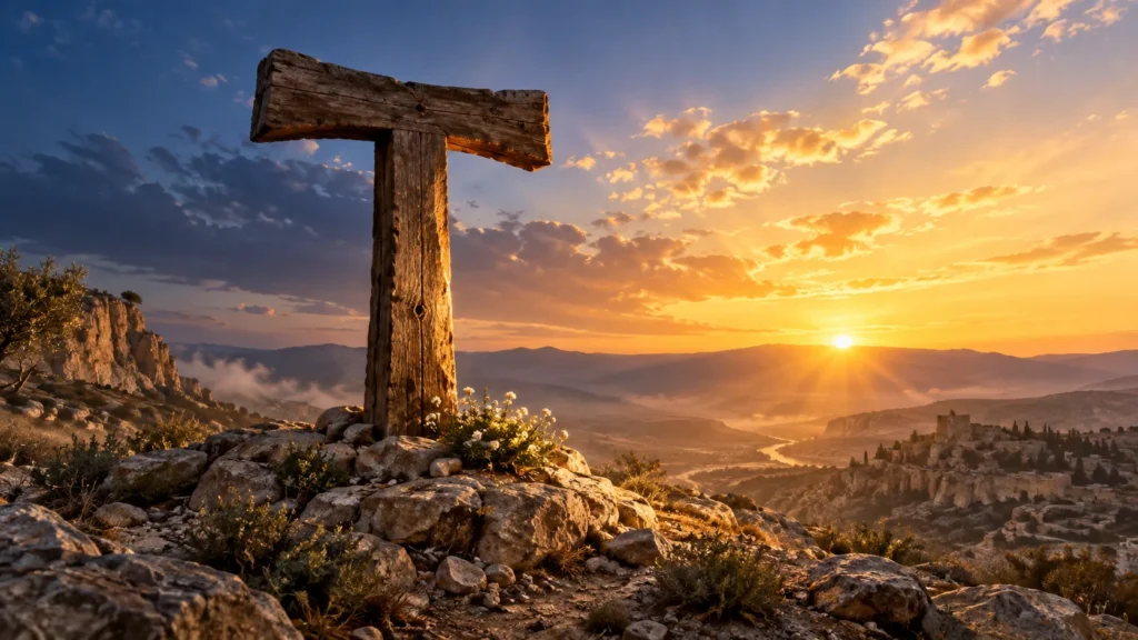 Cruz de Tau e seu simbolismo cristão de transformação e esperança