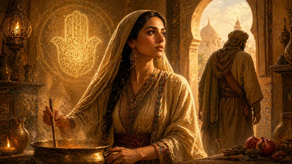 representação simbólica de Fátima Zahra espiritualidade islâmica