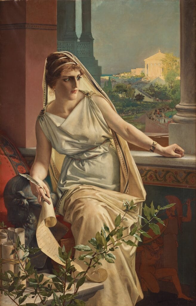 Hypatia 1889. Julius Kronberg