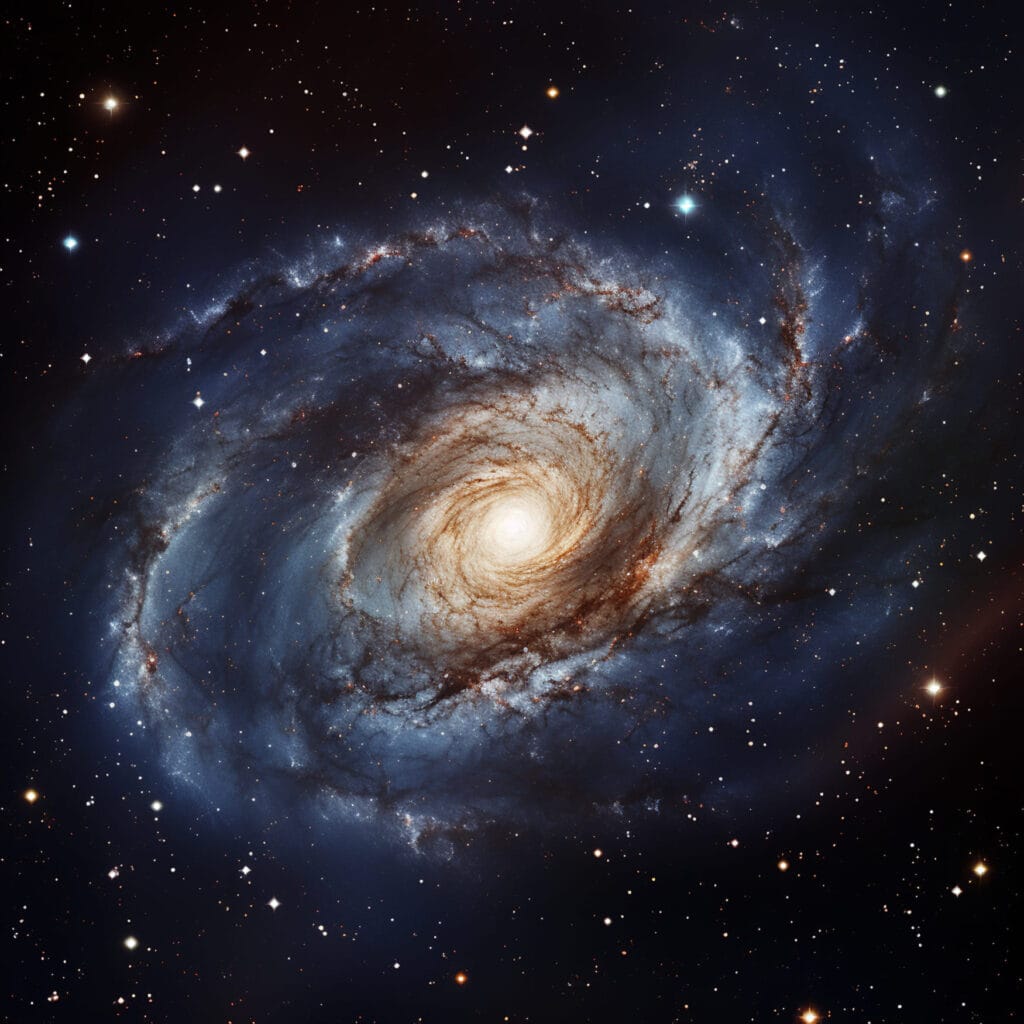 A Sabedoria Oculta nas Leis do Universo 1 photorealistic galaxy background