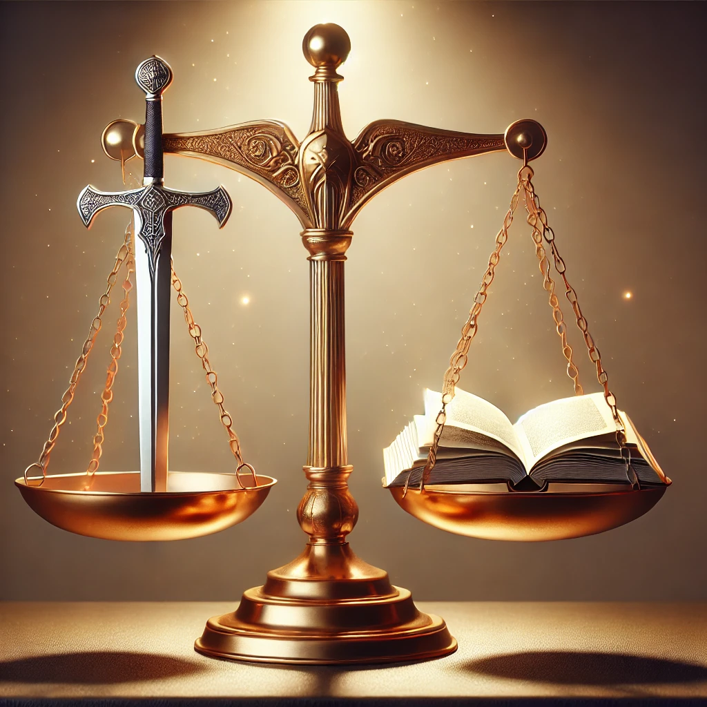 Ares ou Atena: Como Resolver Conflitos com Sabedoria? 5 Balança simbolizando o equilíbrio entre emoção e razão na resolução de conflitos
