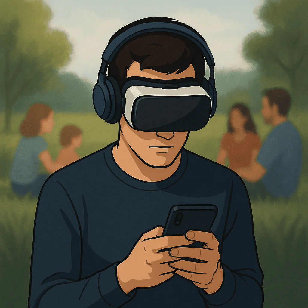 Desconexão da Realidade: Como a Tecnologia Está Mudando a Experiência Humana