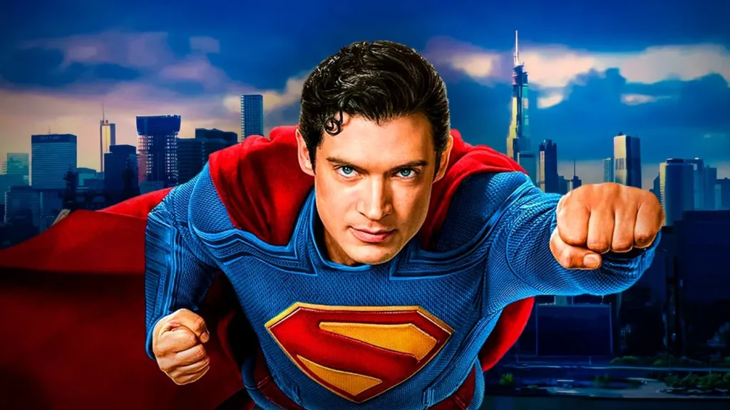 Superman e o Arquétipo do Escolhido: O Que Esse Herói Revela Sobre Nós 1 Imagem do Superman com sua capa vermelha e o símbolo 'S' no peito.