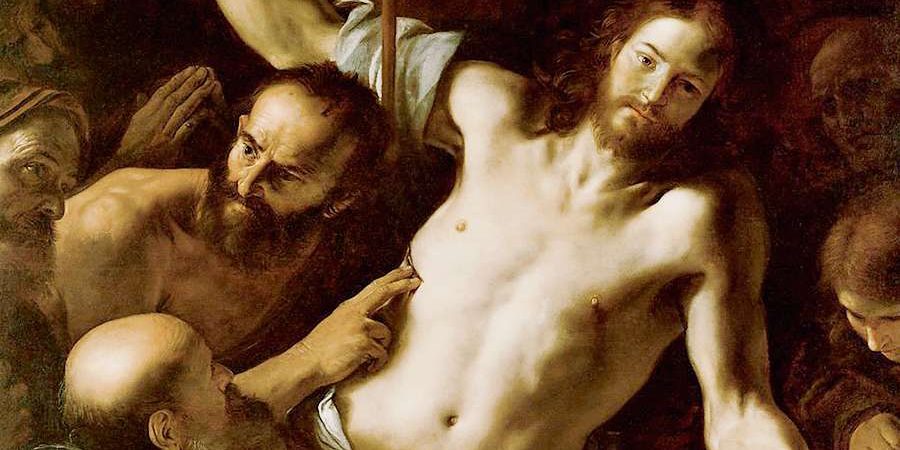 São Tomé e o Dilema Humano: Por Que Ver Para Crer? 6 sao tome colocando os dedos nas feridas de jesus