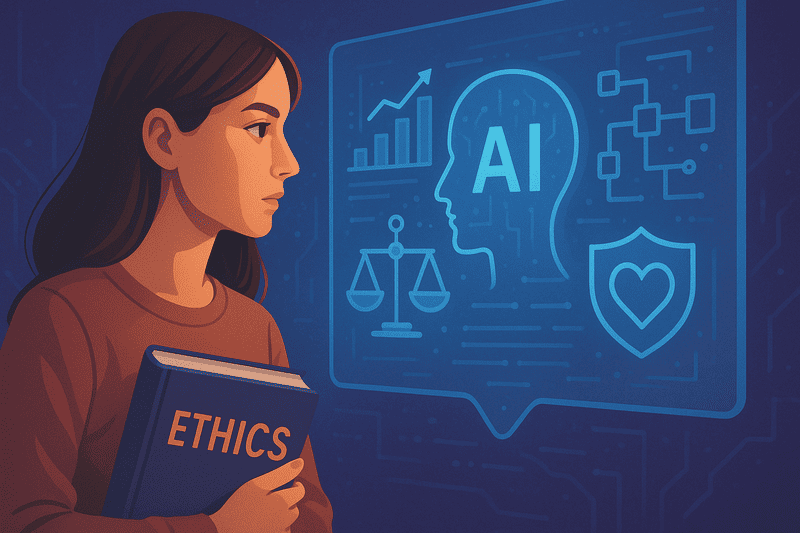 Por que os filhos dos bilionários estão estudando agricultura, IA e filosofia? 3 Jovem estudando inteligência artificial com foco ético