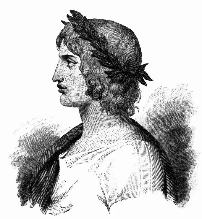 A Eneida de Virgílio: A Epopeia que Moldou a Cultura Romana e o Ocidente 3 Busto de Virgílio, na entrada de sua tumba, em Nápoles.