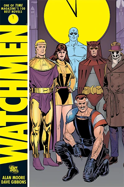 Série “As décadas que moldaram o mundo moderno”: Anos 1980 - O Mundo Que Dançava Entre Guerras e Tecnologia 3 Capa da HQ Watchmen