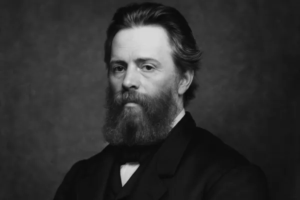 Série “Clássicos da Literatura”: Moby Dick 2 Retrato de Herman Melville, autor de Moby Dick