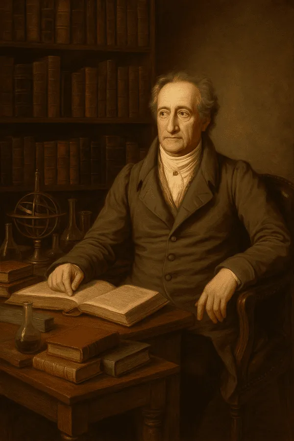 Série “Clássicos da Literatura”: Fausto 1 Retrato de Goethe, autor de Fausto, em seu ambiente de escrita.