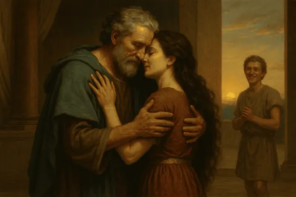 Série “Clássicos da Literatura”: A Ilíada e a Odisseia 8 Ulisses chegando em Ítaca e reencontrando Penélope