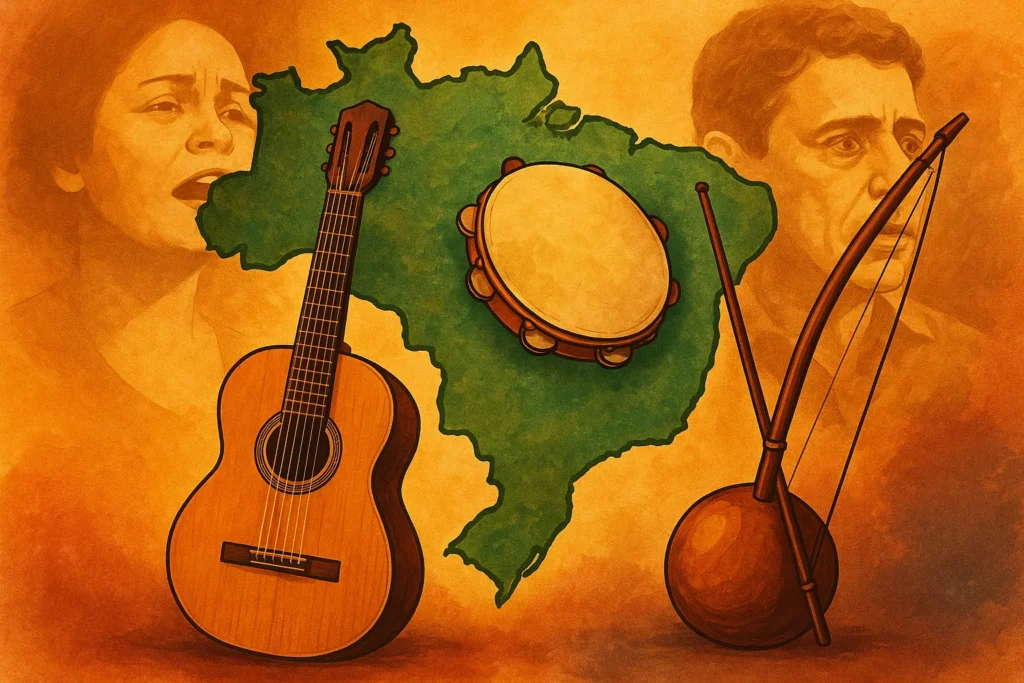 Gêneros musicais brasileiros: MPB como expressão da diversidade cultural brasileira.