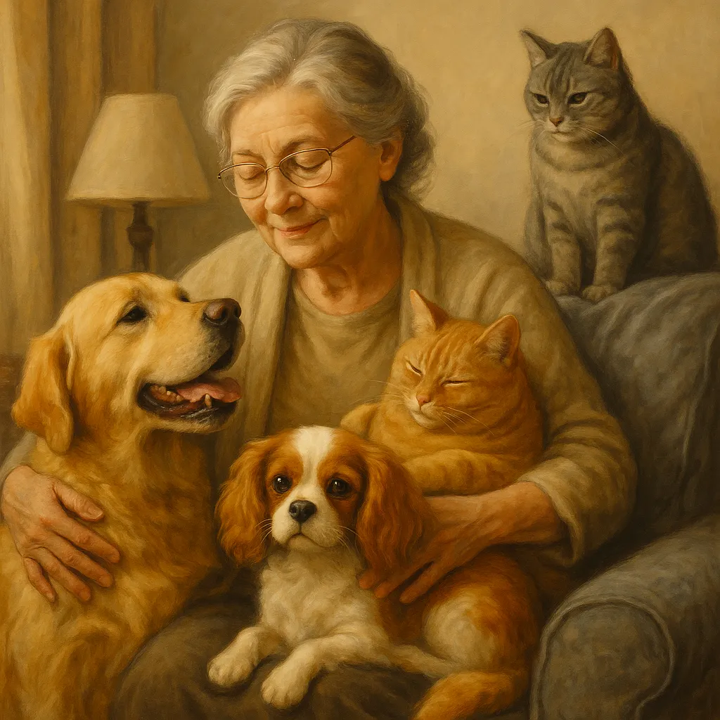 Convivência entre humanos, animais e natureza em harmonia