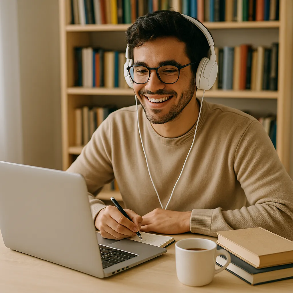 O Brasil é o 4° país do mundo com mais "Jovens nem-nem" 3 Jovem estudando e trabalhando em home office com ambiente organizado