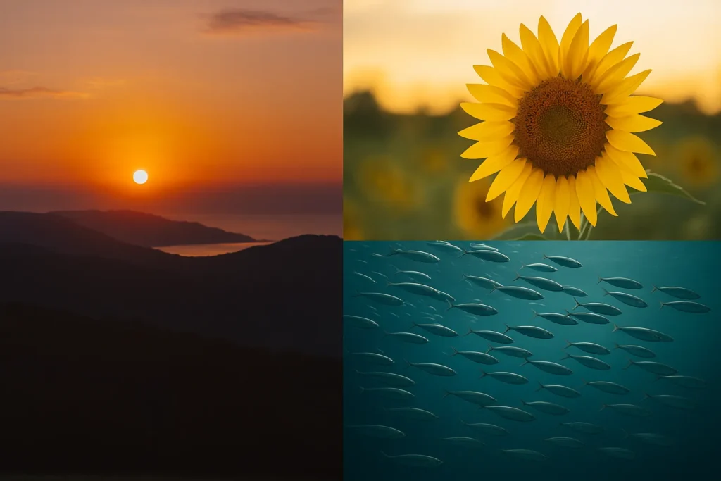 #HopeCore e Beleza Interior: A Revolução do Autoconhecimento nas Redes Sociais 3 Montagem com elementos naturais em harmonia