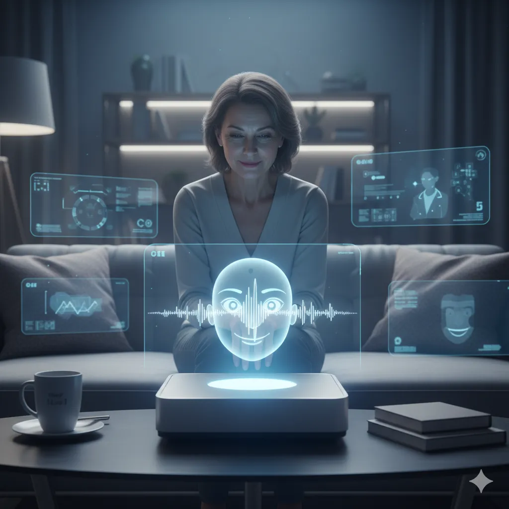 companheiros de IA simulando emoções humanas em um ambiente digital