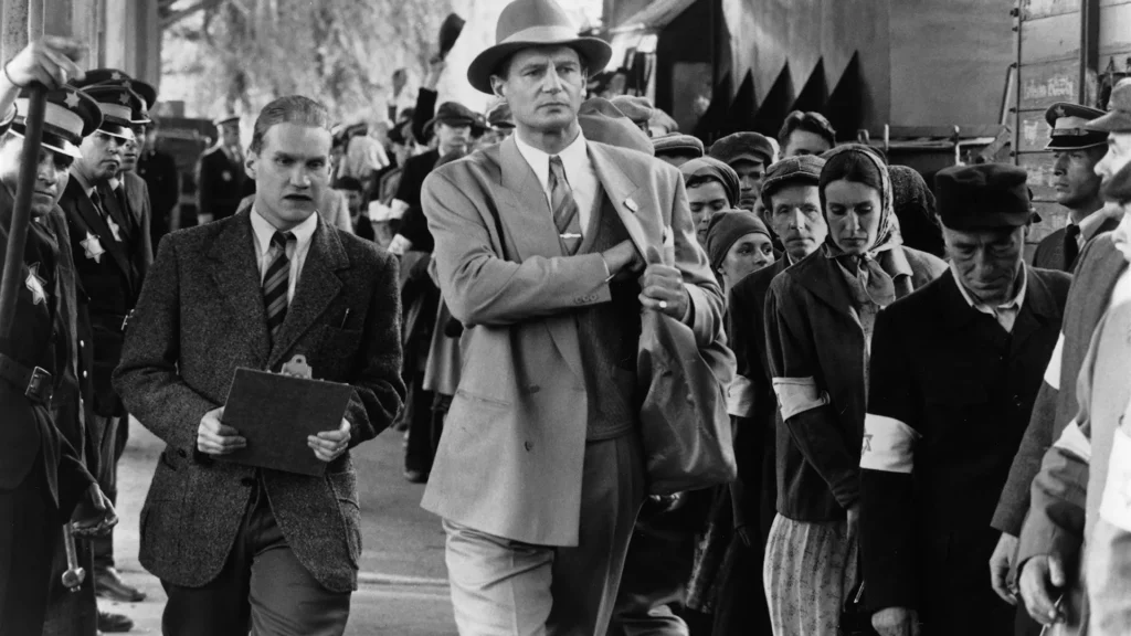 Cena do filme A Lista de Schindler