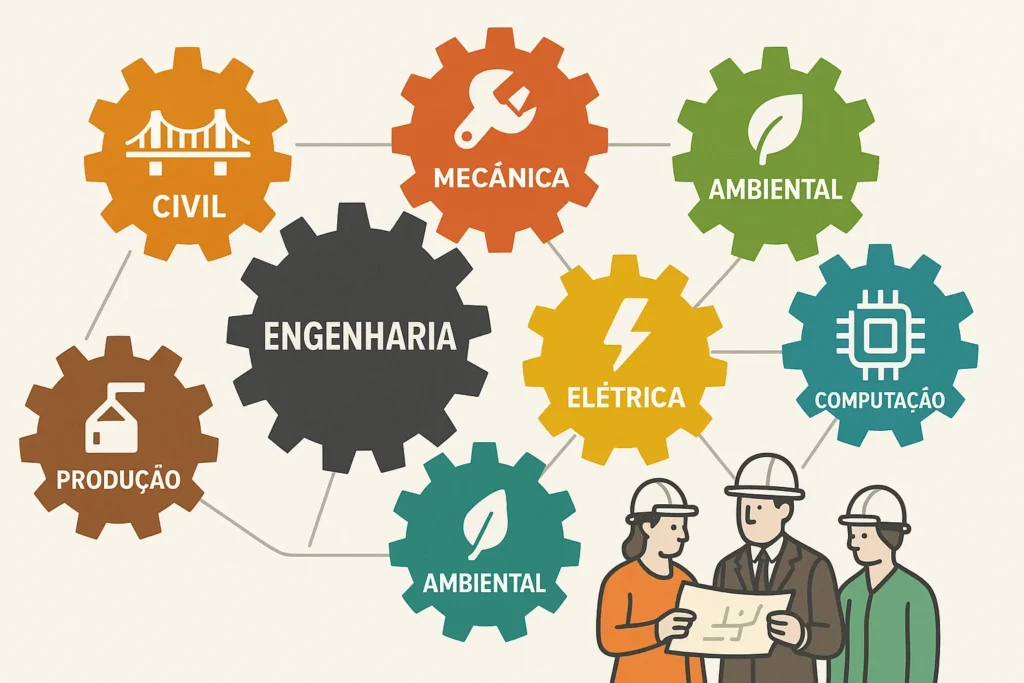 Engrenagens interligadas