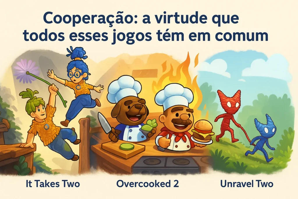 a virtude que todos esses jogos tem em comum