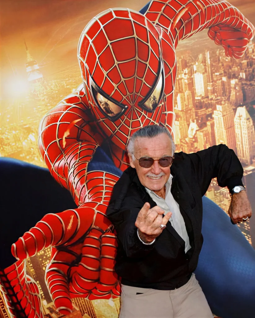 Filme “Homem-Aranha”: Com grandes poderes vem grandes responsabilidades 1 Stan Lee na divulgação do primeiro filme do Homem Aranha.