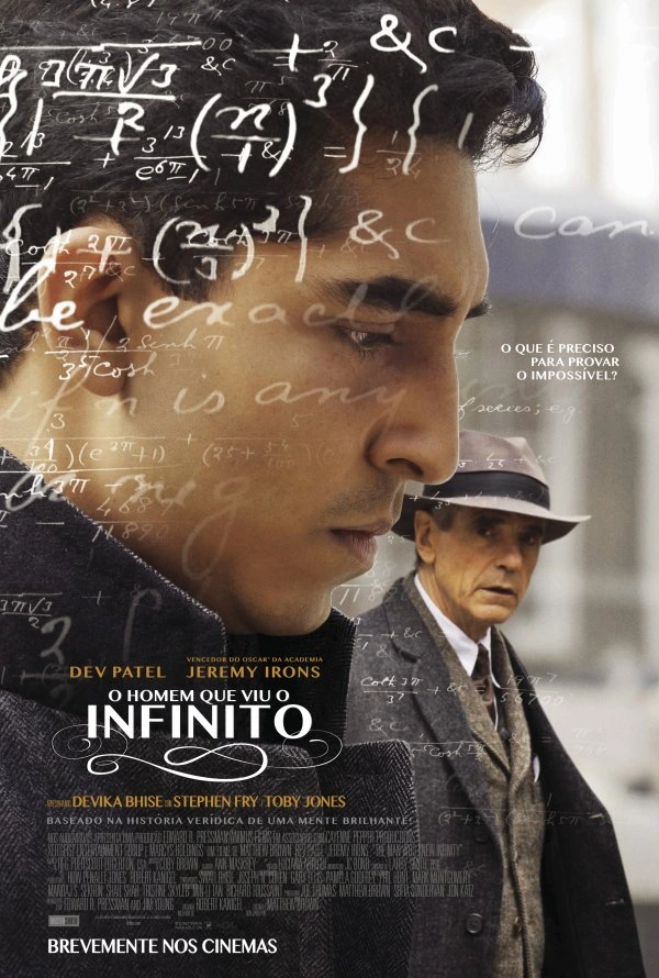 Filme “O homem que viu o infinito”: Como a Intuição de Ramanujan Desafiou os Limites da Ciência