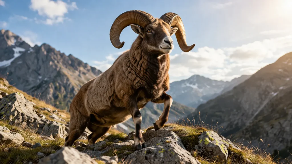 Carneiro simbolizando força e determinação no signo de Áries