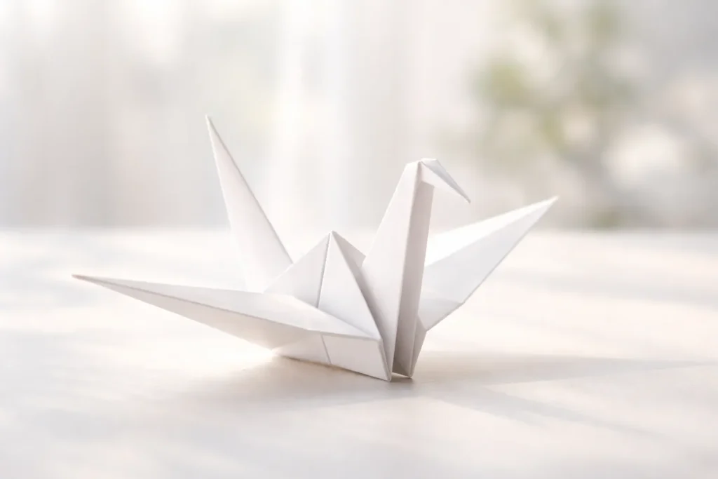 simbolismo do tsuru origami japonês