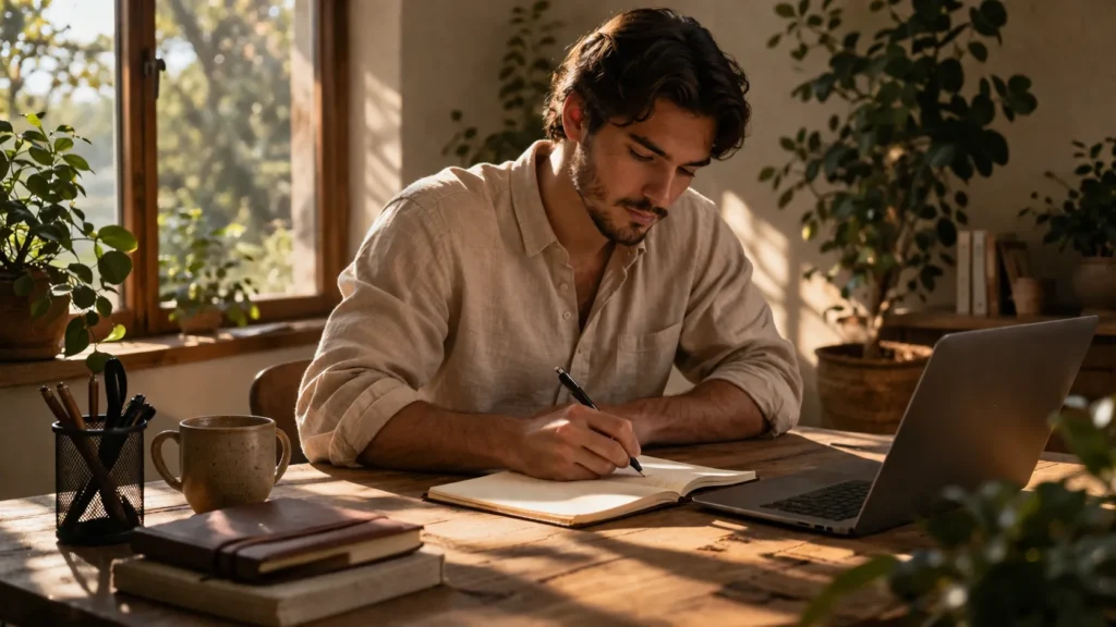 Coleção “Signos do Zodíaco”: Touro 4 Pessoa demonstrando persistência e disciplina características de Touro