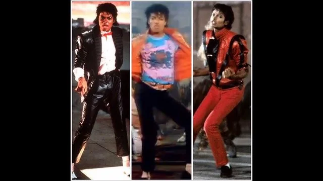 Cenas dos clipes Billie Jean, Beat It e Thriller