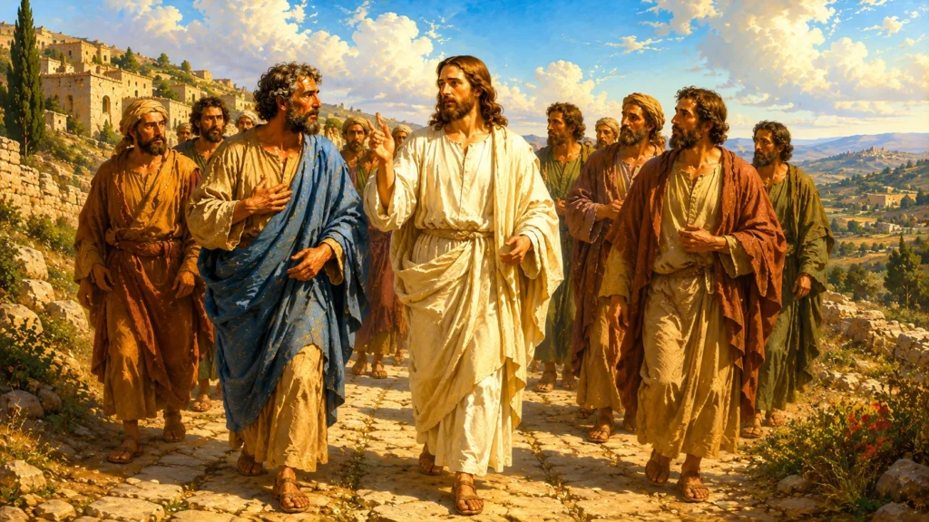 Coleção "A Vida dos Apóstolos de Jesus": São Pedro 5 Jesus ensinando São Pedro nos primeiros passos do discipulado