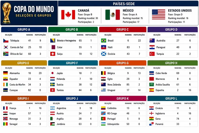 selecoes copa do mundo