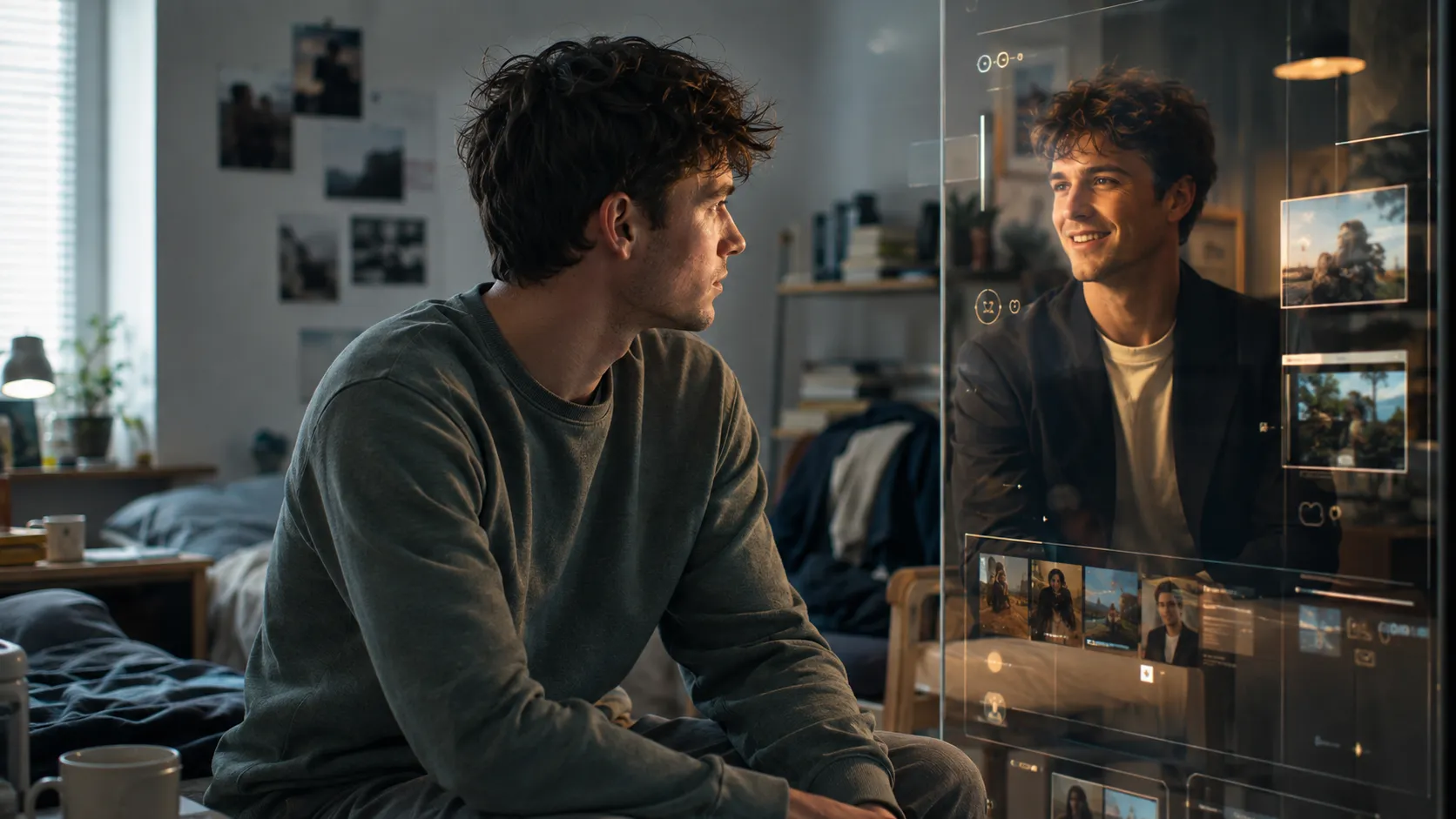 Identidade digital criada nas redes sociais e sua diferença da vida real