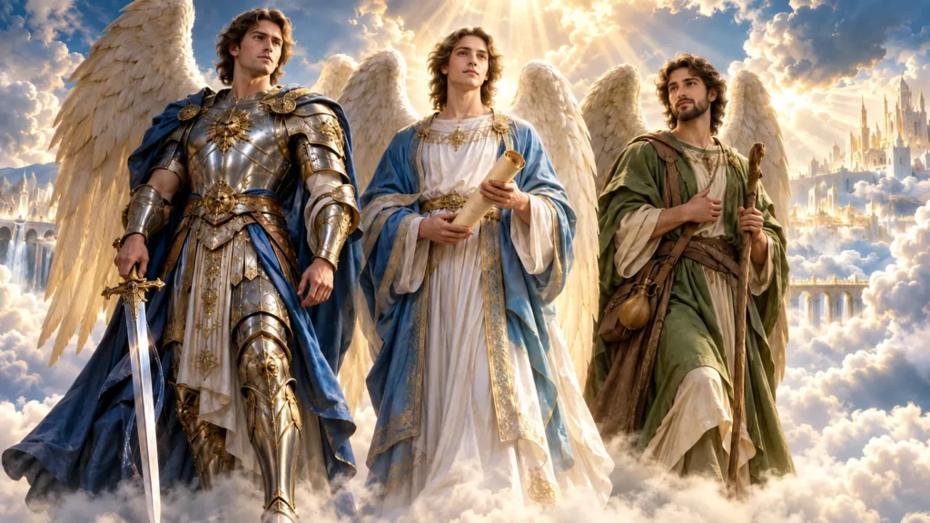 Arcanjos Miguel, Gabriel e Rafael na tradição cristã