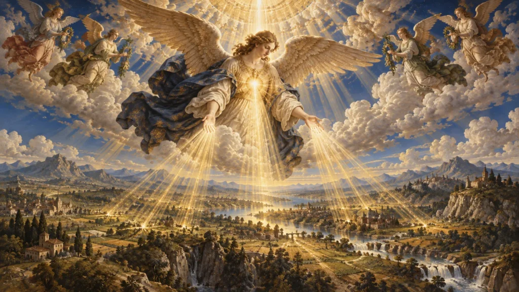 Coleção “Anjos”: Hierarquia Celeste e os 9 Coros Angelicais 12 Virtudes angelicais representando força divina transformada em ação