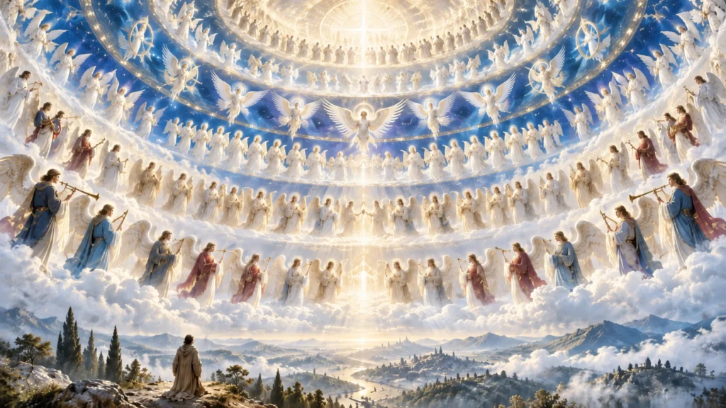 Hierarquia angelical e os nove coros associados à tradição cristã