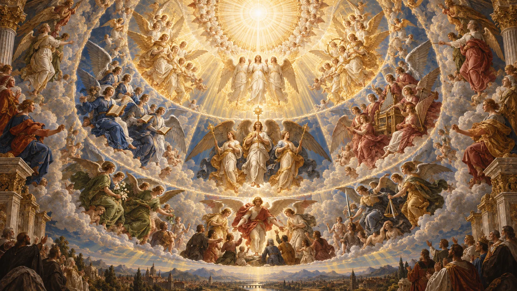 Feedobem - Inspirar para Transformar 7 Coleção “Anjos”: Hierarquia Celeste e os 9 Coros Angelicais
