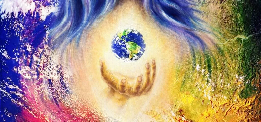 mystic woman and earth collage hands holding planet earth woma 1516025508