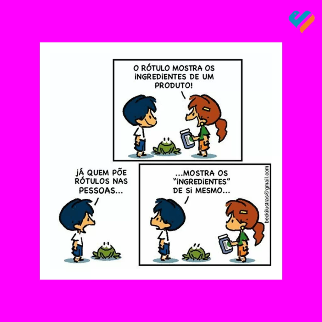 TIRINHA: O quanto rotulamos as pessoas? 1 250722 tirinha