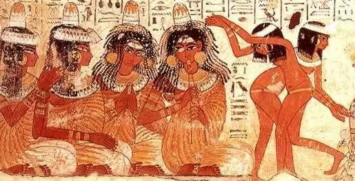 A Dança como Movimento da Vida 2 Egyptian dance paintings