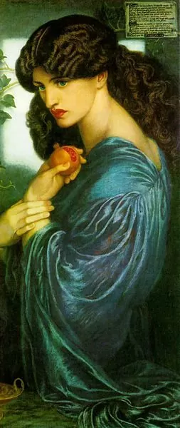 O Mito de Perséfone e Hades 3 Dante Gabriel Rossetti Persephone 1