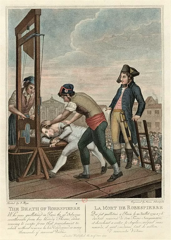 Série “A Revolução Francesa”: A fase mais aguda da revolução, o Terror 6 Feedobem A Morte de Maximilien Robespierre