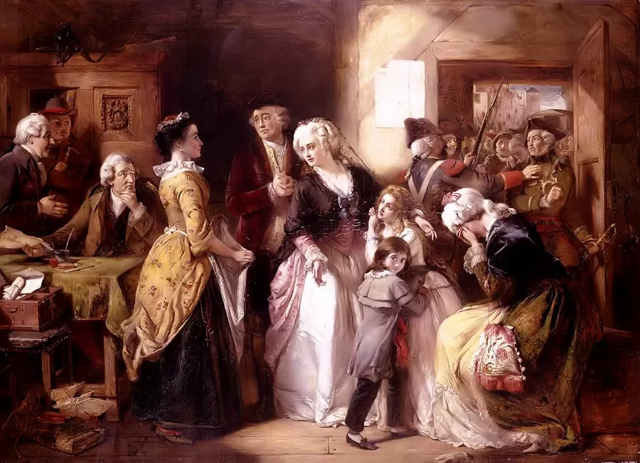 Série “A Revolução Francesa”: A fase mais aguda da revolução, o Terror 3 Detenção de Luís XVI e sua família, Varennes-en-Argonne, 1791.